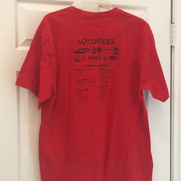 NWOT Vintage Red Austin 29th Spamarama T-shirt 2007 Artist Martin Thomas L - Picture 5 of 6
